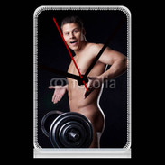 Pendule de bureau Trop de musculation et Voilà !!!