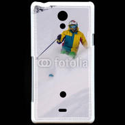 Coque Sony Xperia T Ski hors piste 10