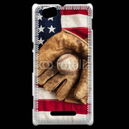 Coque Sony Xperia M Passion Baseball USA 60