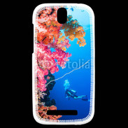 Coque HTC One SV Plongeur en mer 11