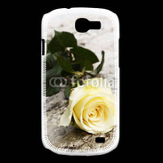 Coque Samsung Galaxy Express Belle rose Jaune 50