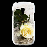 Coque Samsung Galaxy S3 Mini Belle rose Jaune 50