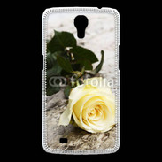 Coque Samsung Galaxy Mega Belle rose Jaune 50