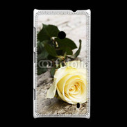 Coque Nokia Lumia 520 Belle rose Jaune 50