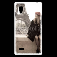 Coque LG Optimus L9 Vintage Tour Eiffel 30