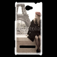 Coque HTC Windows Phone 8S Vintage Tour Eiffel 30