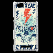 Coque Sony Xperia M Tête de Mort Thunder Strike