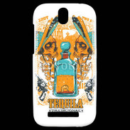 Coque HTC One SV Tête de Morte Tequila