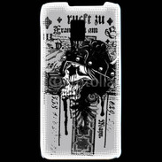 Coque LG P990 Tête de Mort Frankfurt
