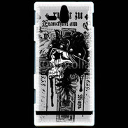 Coque Sony Xperia U Tête de Mort Frankfurt