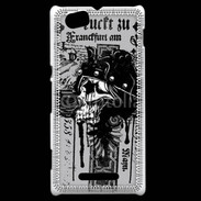 Coque Sony Xperia M Tête de Mort Frankfurt
