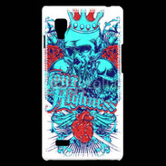 Coque LG Optimus L9 Tête de Mort Your Highness