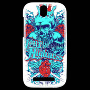 Coque HTC One SV Tête de Mort Your Highness