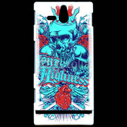 Coque Sony Xperia U Tête de Mort Your Highness