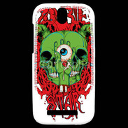 Coque HTC One SV Tête de Mort Zombie 15