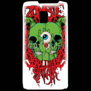 Coque LG P990 Tête de Mort Zombie 15