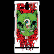 Coque Sony Xperia U Tête de Mort Zombie 15