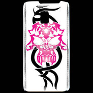 Coque LG P990 Tête de Mort Tatouage 10