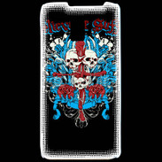 Coque LG P990 Tête de Mort Believe or Suffer