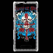 Coque Sony Xperia M Tête de Mort Believe or Suffer