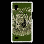 Coque LG Optimus L9 Tête de Mort Army of God