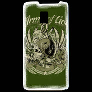 Coque LG P990 Tête de Mort Army of God