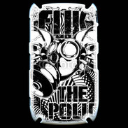 Coque Blackberry 8520 Tête de Mort Police