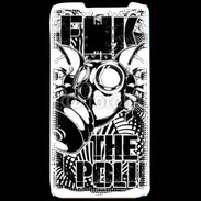 Coque LG P990 Tête de Mort Police