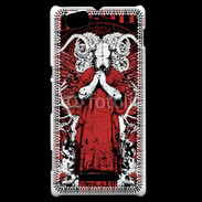 Coque Sony Xperia M Tête de Mort Occult