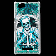 Coque Sony Xperia M Tête de Mort Harvest of fear
