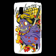 Coque LG Nexus 4 Tête de Mort Samouraï