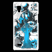 Coque LG Optimus L9 Tête de Mort Day Dead