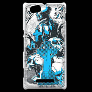 Coque Sony Xperia M Tête de Mort Day Dead