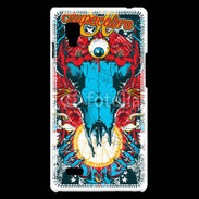 Coque LG Optimus L9 Tête de Mort El Chupacabra