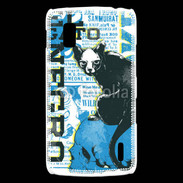 Coque LG Nexus 4 Tête de Mort Chat noir