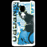 Coque LG P990 Tête de Mort Chat noir