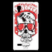 Coque LG Optimus L9 Tête de Mort Bug Addicted