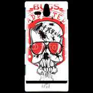 Coque Sony Xperia U Tête de Mort Bug Addicted