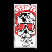 Coque Nokia Lumia 520 Tête de Mort Bug Addicted