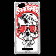 Coque Sony Xperia M Tête de Mort Bug Addicted