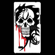 Coque LG Optimus L9 Tête de Mort Bloody