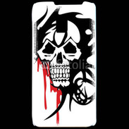 Coque LG P990 Tête de Mort Bloody
