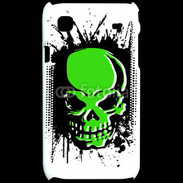 Coque Samsung Galaxy S Tête de mort en vert et noir