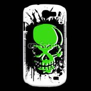 Coque Samsung Galaxy Express Tête de mort en vert et noir