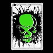 Coque iPadMini Tête de mort en vert et noir