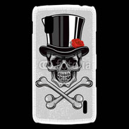 Coque LG Nexus 4 Tête de Mort avec classe