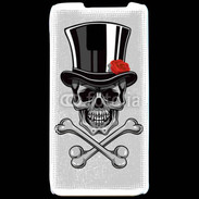 Coque LG P990 Tête de Mort avec classe