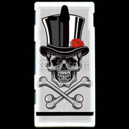 Coque Sony Xperia U Tête de Mort avec classe