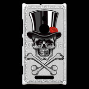 Coque Nokia Lumia 925 Tête de Mort avec classe