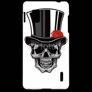 Coque LG Optimus G Tête de mort classe 5